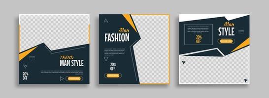 kreative Social-Media-Post-Template-Design-Vektorillustration vektor