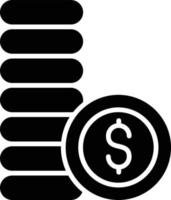 Münzen-Icon-Stil vektor