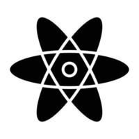 Atom-Icon-Stil vektor