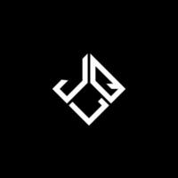 jlq-Buchstaben-Logo-Design auf schwarzem Hintergrund. jlq kreatives Initialen-Buchstaben-Logo-Konzept. jlq Briefgestaltung. vektor