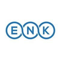 emk brev logotyp design på svart bakgrund. emk kreativa initialer brev logotyp koncept. emk bokstavsdesign. vektor