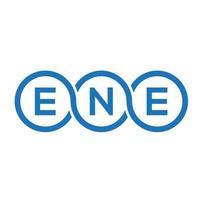 Eme-Buchstaben-Logo-Design auf schwarzem Hintergrund. Eme kreatives Initialen-Buchstaben-Logo-Konzept. eme Briefgestaltung. vektor