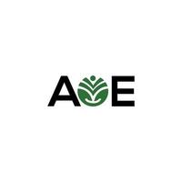 aoe-Buchstaben-Logo-Design auf weißem Hintergrund. aoe kreative Initialen schreiben Logo-Konzept. aoe Briefgestaltung. vektor