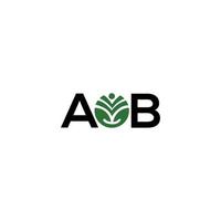 aob kreative Initialen schreiben Logo-Konzept. AOB-Brief-Design. AOB-Brief-Logo-Design auf weißem Hintergrund. aob kreative Initialen schreiben Logo-Konzept. aob Briefgestaltung. vektor