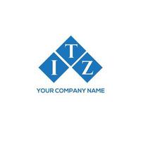 itz brev logotyp design på vit bakgrund. itz kreativa initialer brev logotyp koncept. itz bokstavsdesign. vektor
