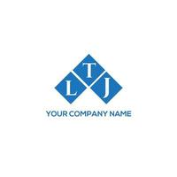 ltj-Brief-Logo-Design auf weißem Hintergrund. ltj kreatives Initialen-Buchstaben-Logo-Konzept. ltj Briefgestaltung. vektor