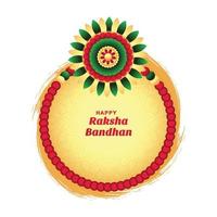 hinduiska festival raksha bandhan kort bakgrund vektor