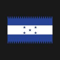 Honduras-Flaggenvektor. Nationalflagge vektor