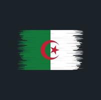 Algeriets flaggborste. National flagga vektor