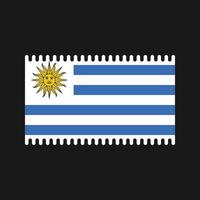 uruguay flagga vektor. National flagga vektor