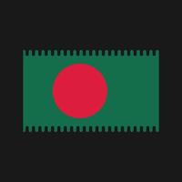 bangladesh flagga vektor. National flagga vektor
