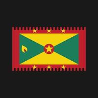 grenada flagga vektor. National flagga vektor