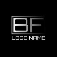 bf anfängliches Logo-Design vektor