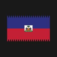 Vektor der Haiti-Flagge. Nationalflagge