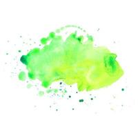 grüner abstrakter aquarellhintergrund. aquarell spritzen vektor