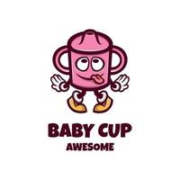 illustration vektorgrafik av baby cup, bra för logotyp design vektor