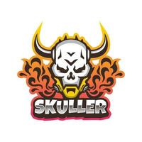 Illustrationsvektorgrafik von Skuller, gut für Logodesign vektor