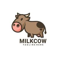 illustration vektorgrafik av milkcow, bra för logotypdesign vektor