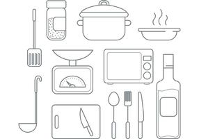 Vector Kochen Icons