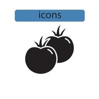 tomat ikoner symbol vektor element för infographic webben