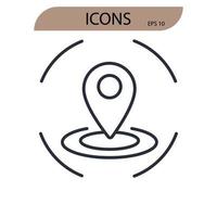 plats ikoner symbol vektorelement för infographic webben vektor