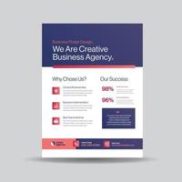 Corporate Business Poster Design, Business Banner Design, Firmeninfo-Poster vektor