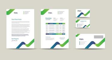 Corporate Business Branding Identity Design oder Briefpapierdesign Briefkopf Visitenkarte Rechnungsumschlag Startdesign