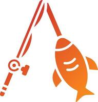 Big Game Fishing Icon-Stil vektor