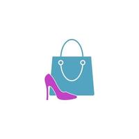 High Heels-Symbol-Logo-Design vektor