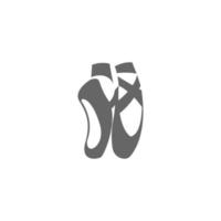 ballettschuhe symbol logo illustration vektor