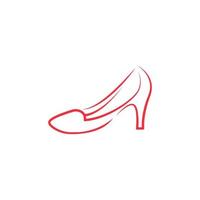 High Heels-Symbol-Logo-Design vektor