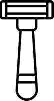 Rasiermesser-Umriss-Symbol vektor