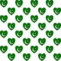 nahtloses hintergrundsymbol flag national pakistan vektor