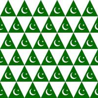 nahtloses hintergrundsymbol flag national pakistan vektor