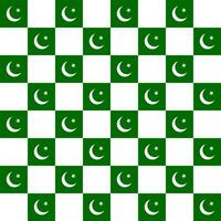 nahtloses hintergrundsymbol flag national pakistan vektor