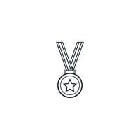 medaljong ikon design mall element vektor