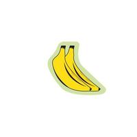 Bananen-Logo-Vektor-Illustration-design vektor