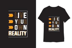 Typografie T-Shirt Design vektor