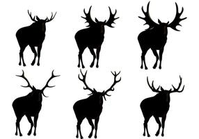 Moose Silhouette Vectors