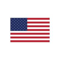 USA Amerikas flagga Amerikas självständighetsdag vektor