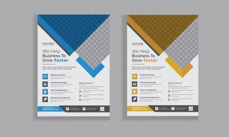 Corporate Flyer Template Design vektor