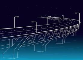 bangladesh padma bridge illustration vektor