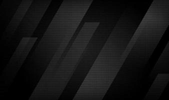 3D schwarze geometrische abstrakte Hintergrundüberlappungsschicht auf dunklem Raum mit Linienbewegungsstileffekt. Grafikdesignelement Kohlefaser-Texturkonzept für Banner, Flyer, Karten, Broschüren, Cover usw vektor