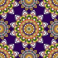 mandala abstrakt geometriska etniska sömlösa mönsterdesign. Aztec tyg matta mandala textil dekorationer tapet. tribal boho infödda mandala kalkon traditionell broderi vektor bakgrund.