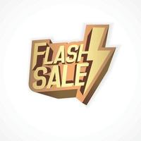 Flash Sale Promotion Mondverkauf vektor