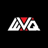 wvq Dreiecksbuchstaben-Logo-Design mit Dreiecksform. wvq Dreieck-Logo-Design-Monogramm. Wvq-Dreieck-Vektor-Logo-Vorlage mit roter Farbe. wvq dreieckiges Logo einfaches, elegantes und luxuriöses Logo. wvq vektor