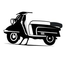 Motorrad-Logo - Vektorillustration, Emblemdesign auf weißem Hintergrund vektor