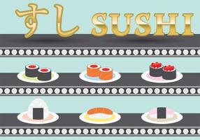 Sushi Platter Vektorer