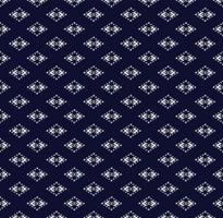 geometrisk etnisk textur broderidesign för blå bakgrund eller tapeter och kläder, kjol, matta, tapeter, kläder, omslag, batik, tyg, ark mörkblå bakgrundsvektor, illustration vektor