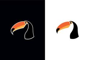 toco toucan logotyp vektor